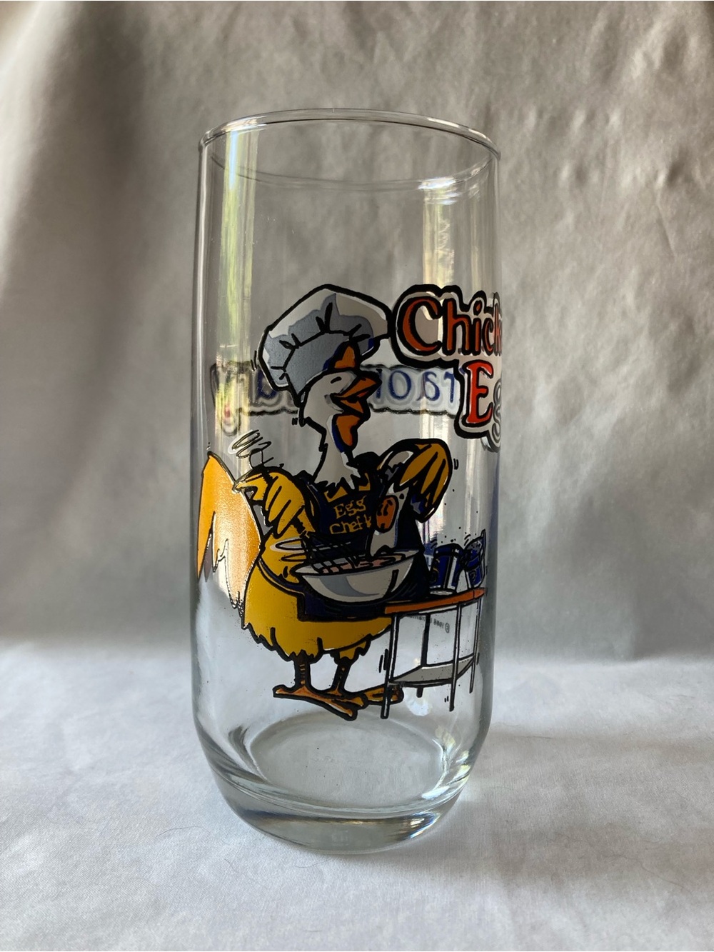 RARE VTG 1986 Ultramar Petroleum Inc Promotional Glass Chicken Egg Straordinary